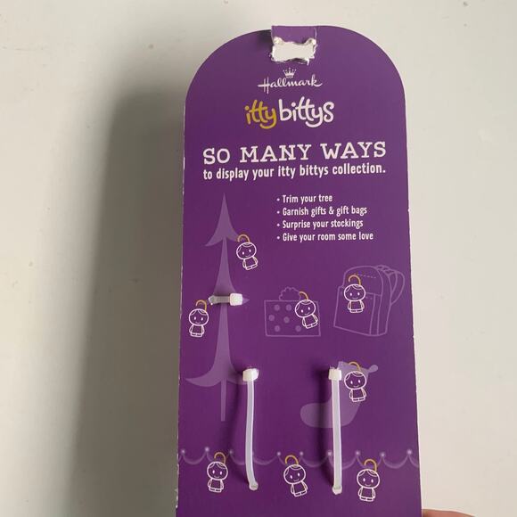 Hallmark Itty Bittys Display Hooks Set of 8 Christmas Decor Decorative Hangers - Picture 5 of 11